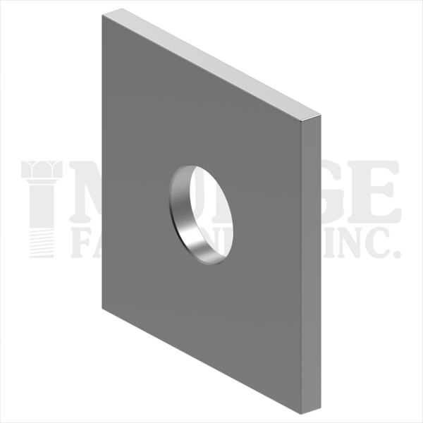 357100300250PN 1" X 3" X 1/4 SQUARE WASHER STEEL PLAIN